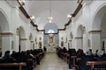 Orgosolo-Chiesa parocchiale di San Paolo Apostolo: interno verso il presbiterio