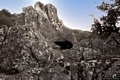Orgosolo-Necropoli di Oreharva: ingresso della tomba XV