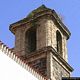 Oristano-ex chiesa della Beata Vergine del Carmine: il particolare del campanile