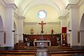 Oristano-Donigala Fenughedu: interno della chiesa parrocchiale di Sant’Antonino Vescovo verso il presbiterio