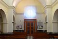 Oristano-Donigala Fenughedu: interno della chiesa parrocchiale di Sant’Antonino Vescovo verso il portale