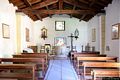 Oristano-Donigala Fenughedu: interno della chiesa campestre di Santa Petronilla verso il presbiterio