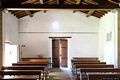 Oristano-Donigala Fenughedu: interno della chiesa campestre di Santa Petronilla verso il portale