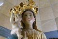 Oristano-Donigala Fenughedu: statua sull’altare del Santuario di Nostra Signora del Rimedio
