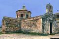 Oristano-Massama: alla sinistra della chiesa parrocchiale si vede l’Oratorio delle Anime