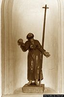 Orosei-Chiesa di Nostra Signora delle Grazie: statua di San Paolo