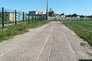 Orosei-Campo da Calcio ed atletica leggera: la pista da atletica leggera