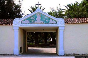 Orosei-Santuario di Nostra Signora del Rimedio: l&rsquo;ingresso