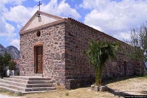 Orosei-Chiesa di Santa Lucia: facciata della chiesa di Santa Lucia