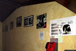 Orosei-Il punto di ristoro con la rievocazione del mito di Ernesto che Guevara