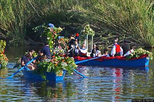 Orosei-Processone su barche per la festa di Santa Maria 'e Mare