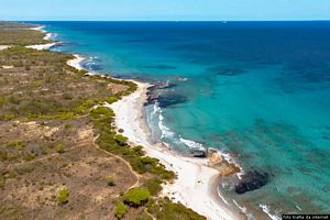 Orosei-Veduta delle spiagge dell&rsquo;oasi di Biderosa
