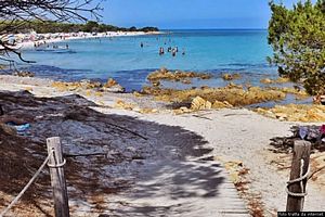 Orosei-Sulla terza spiaggia dell&rsquo;oasi di Biderosa