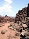 Orroli: il nuraghe Arrubiu: camminamenti