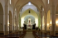 Osilo-chiesa parrochiale dell’Immacolata Concezione: interno verso il presbiterio