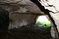 Osilo-Necropoli di tombe a prospetto architettonico di Ittiari: interno della tomba 4
