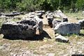 Osini-tombe di giganti del nuraghe Sanu-resti della tomba A meglio conservata