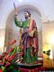 Ossi: chiesa di San Bartolomeo: statua di San Bartolomeo per la processione