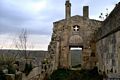 Ossi-Ruderi della chiesa campestre di Nostra Signora di Silvaru: interno verso il portale di ingresso