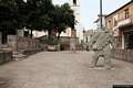 Ottana: la piazza Sant’Antonio: statue con la rappresentazione dei Boes e Merdules Ottana: la piazza Sant’Antonio: statue con la rappresentazione dei Boes e Merdules