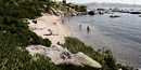 Palau: il punta Sardegna: la spiaggia di Punta Sardegna