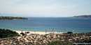 Palau: il porto Pollo: la spiaggia di Porto Pollo