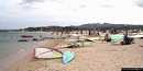 Palau: il porto Pollo: la spiaggia di Porto Pollo