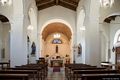 Palmas Arborea: chiesa parrocchiale di Sant’Antioco Martire: interno verso il presbiterio