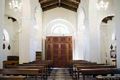 Palmas Arborea: chiesa parrocchiale di Sant’Antioco Martire: interno verso il portale di ingresso Palmas Arborea: chiesa parrocchiale di Sant’Antioco Martire: interno verso il portale di ingresso