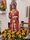 Palmas Arborea-Festa di Sant’Antioco e Santa Rosa: statua di Sant’Antioco addobbata per la processione