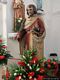 Palmas Arborea-Festa di Sant’Antioco e Santa Rosa: festa di SantAntiogheddu de Austu: statua di SantAntiogheddu addobbato per la processione