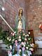 Palmas Arborea-Tiria: statua della Madonna delle Grazie addobbata per la festa Palmas Arborea-Tiria: statua della Madonna delle Grazie addobbata per la festa