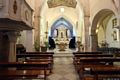 Paulilatino: chiesa parrocchiale di San Teodoro Martire: interno verso il presbiterio