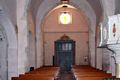 Paulilatino: chiesa parrocchiale di San Teodoro Martire: interno verso il portale di ingresso