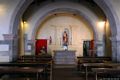 Paulilatino-La piccola chiesa di San Giovanni o delle Anime: interno verso il presbiterio
