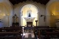 Paulilatino: chiesa della Madonna d’Itria: interno verso il presbiterio