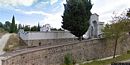 Perdasdefogu: il muro di cinta e l’ingresso del Cimitero di Perdasdefogu
