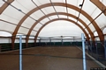 Perfugas-impianti sportivi del quartiere Montiggiu: interno del Bocciodromo