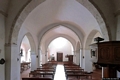 Perfugas-chiesa parrocchiale di Santa Maria degli Angeli: interno verso il portale di ingresso