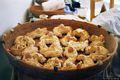 Pompu-Fromentu sagra del pane e del grano: su Coccoi cun S’ou ossia il pane con l’uovo Pompu-Fromentu sagra del pane e del grano: su Coccoi cun S’ou ossia il pane con l’uovo