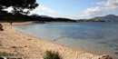 Olbia: il porto Rotondo: spiaggia di Punta Volpe