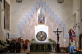 Portoscuso-chiesa parrocchiale dedicata a Santa Maria d’Itria: il presbiterio