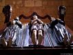 Porto Torres-Basilica di San Gavino: catafalco ligneo con le statue dei tre martiri