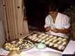 Porto Torres: il ristorante li lioni: culingiones, piatto ogliastrino, impasto di farina di semola sarda e acqua, ripieno di patate formaggio e menta