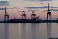 Porto Torres-veduta della zona industriale dal mare