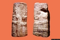 Reperti rinvenuti nelle capanne di Monte d’Accoddi: la seconda stele Reperti rinvenuti nelle capanne di Monte d’Accoddi: la seconda stele