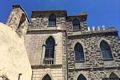 Pozzomaggiore: il palazzo neo gotico accanto alla chiesa di Santa Croce