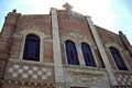 Pozzomaggiore: chiesa di San Costantino: particolare della facciata