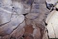 Pozzomaggiore-nuraghe semplice Ala: il mezzanino sopra il corridoio di ingresso