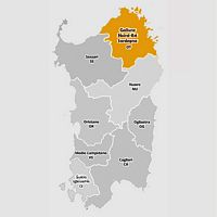 Provincia della Gallura Nord-Est Sardegna